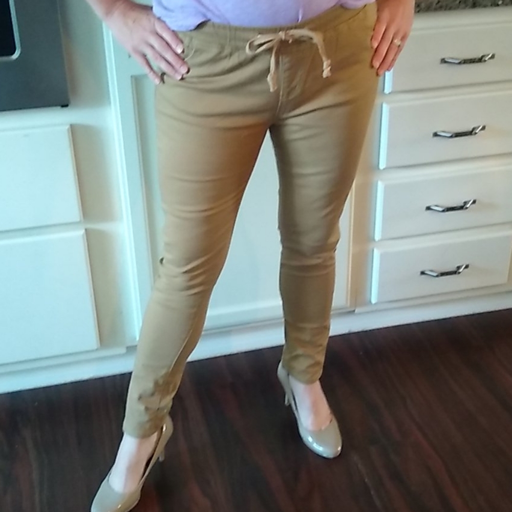 Twill jogger pants
